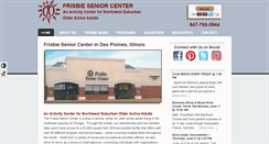 Desktop Screenshot of frisbieseniorcenter.org